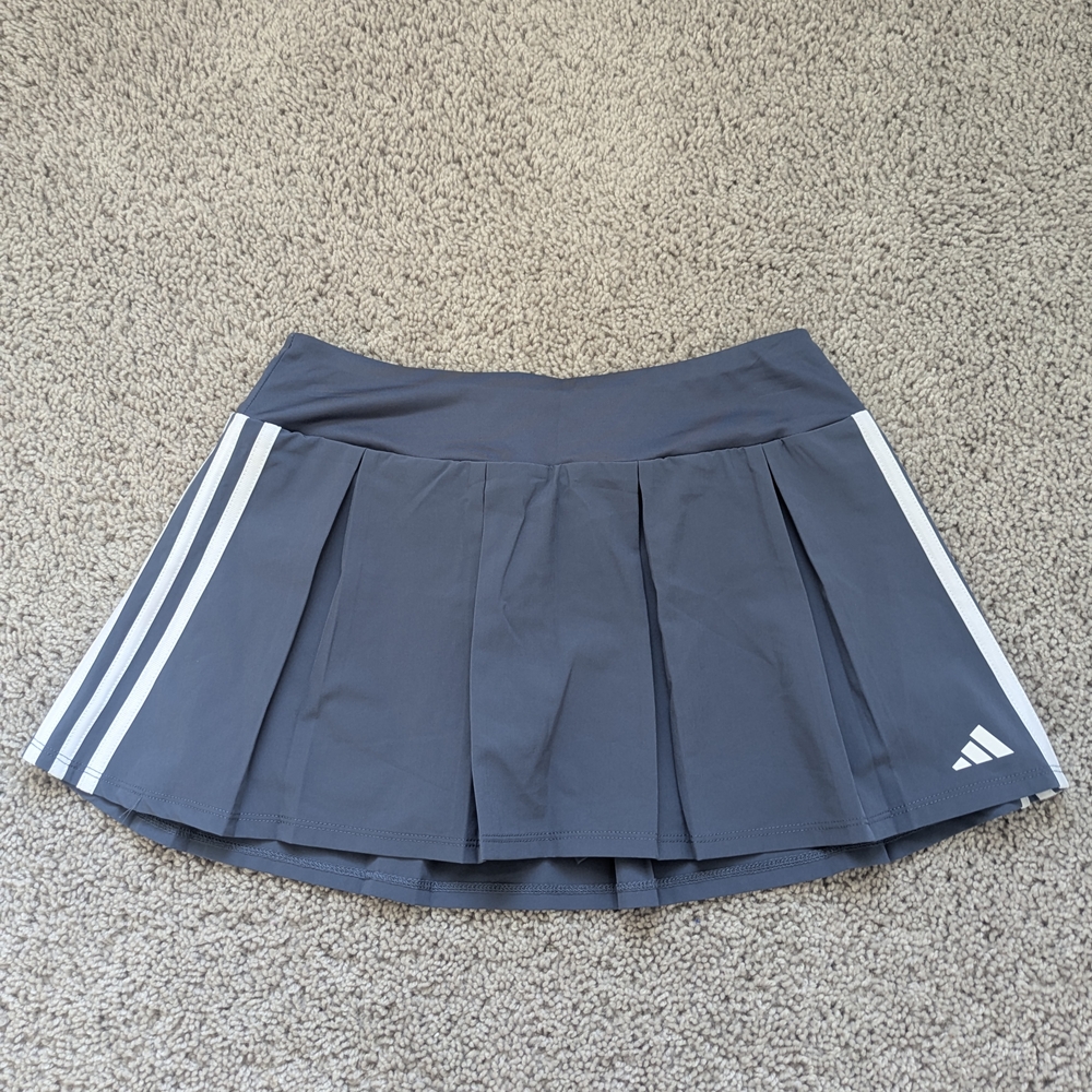 Adidas Gray/Blue Mini Tennis Skirt